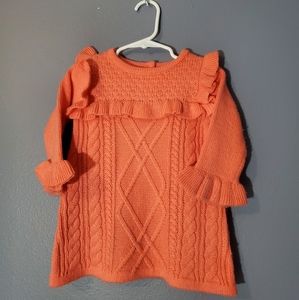 Janie and Jack sweater knitted one pice dress